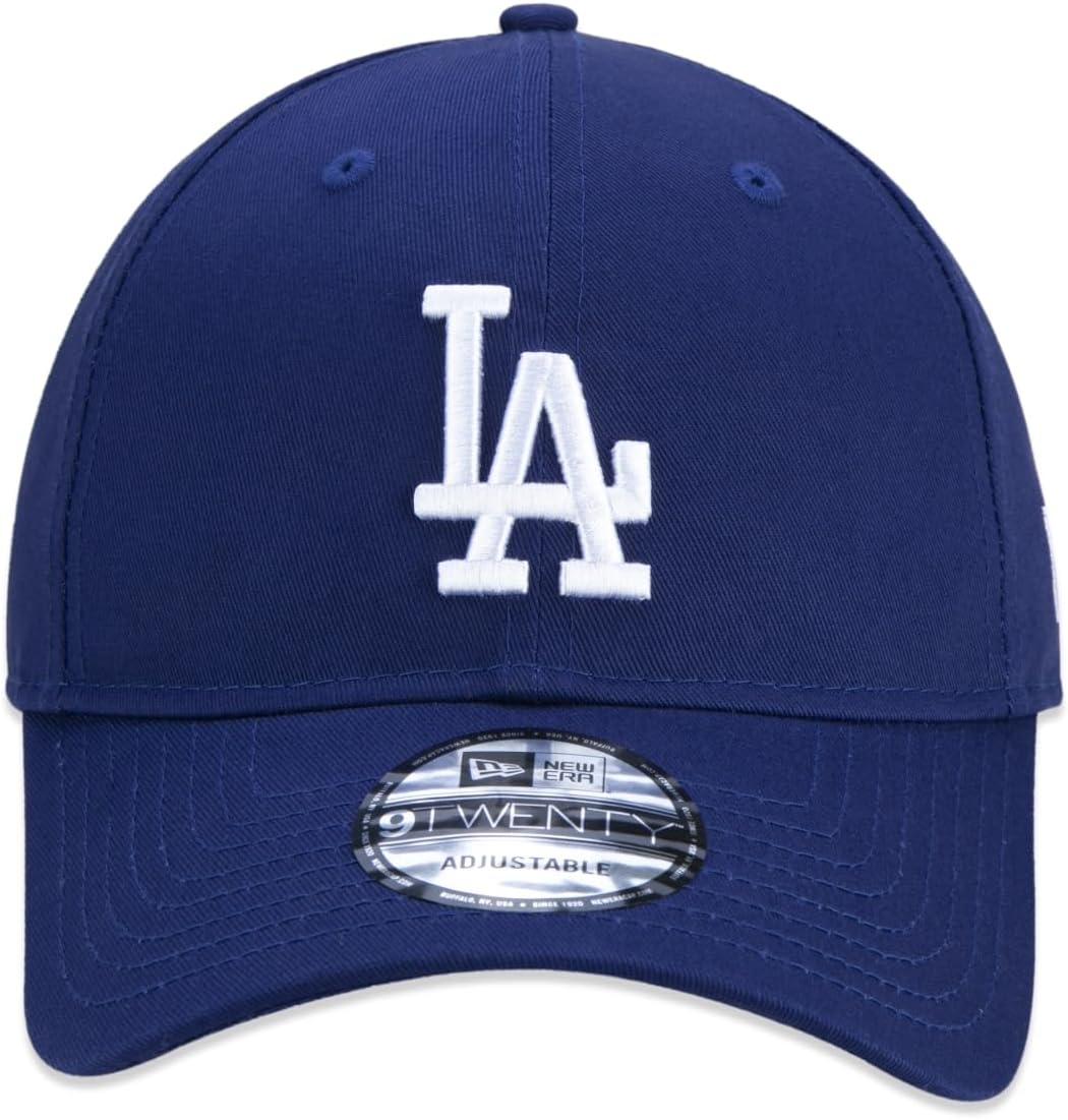 Bone New Era 9TWENTY MLB Los Angeles Dodgers Aba Curva Preto